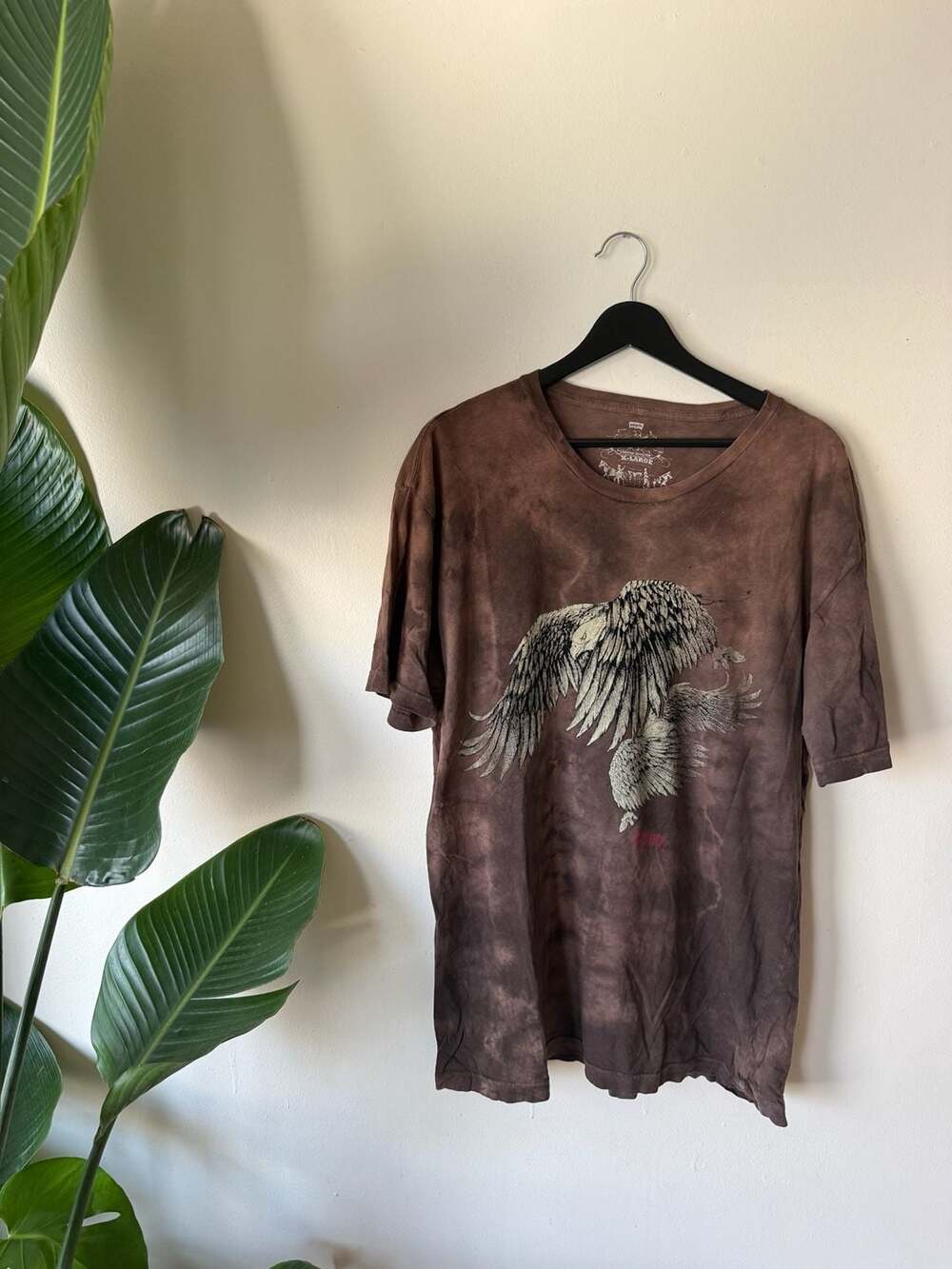 Levi's Brown Tie-Dye Eagle Graphic T-Shirt